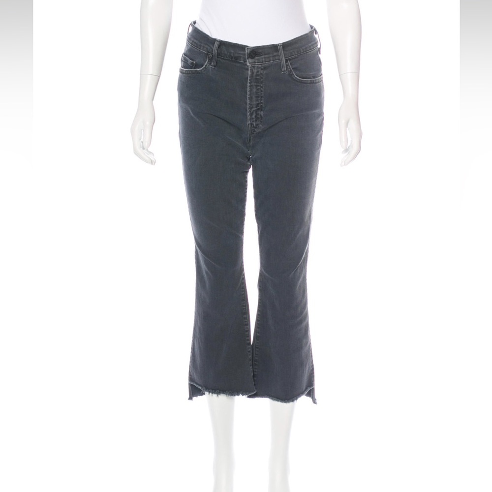 Mother The Insider Crop Step Ankle Fray